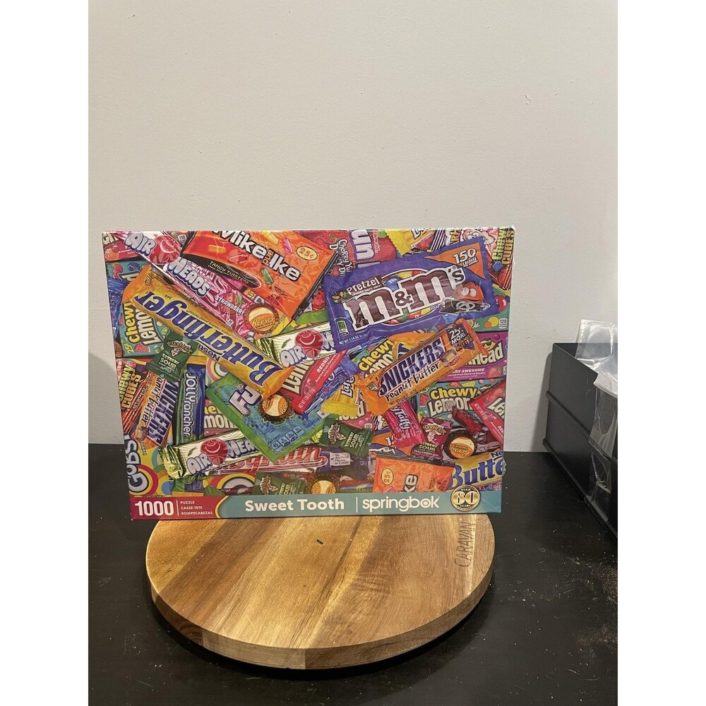 Springbok Sweet Tooth Candy Jigsaw Puzzle 1000 Pieces Colorful Made USA NEW